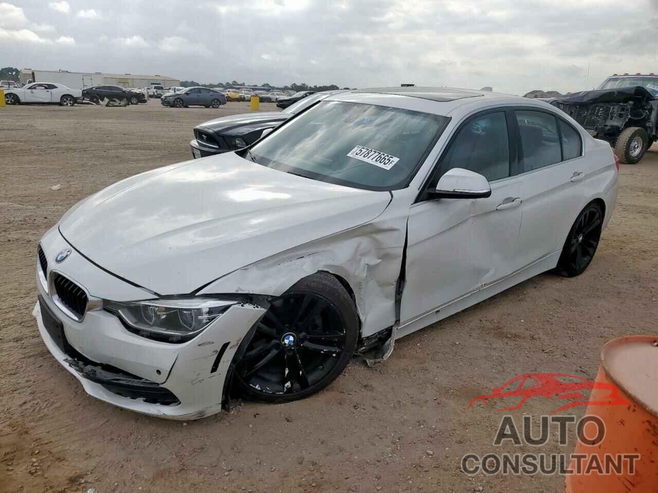 BMW 3 SERIES 2017 - WBA8B9G39HNU55152