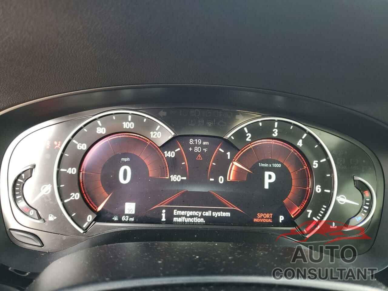 BMW 5 SERIES 2019 - WBAJA5C57KWW20671