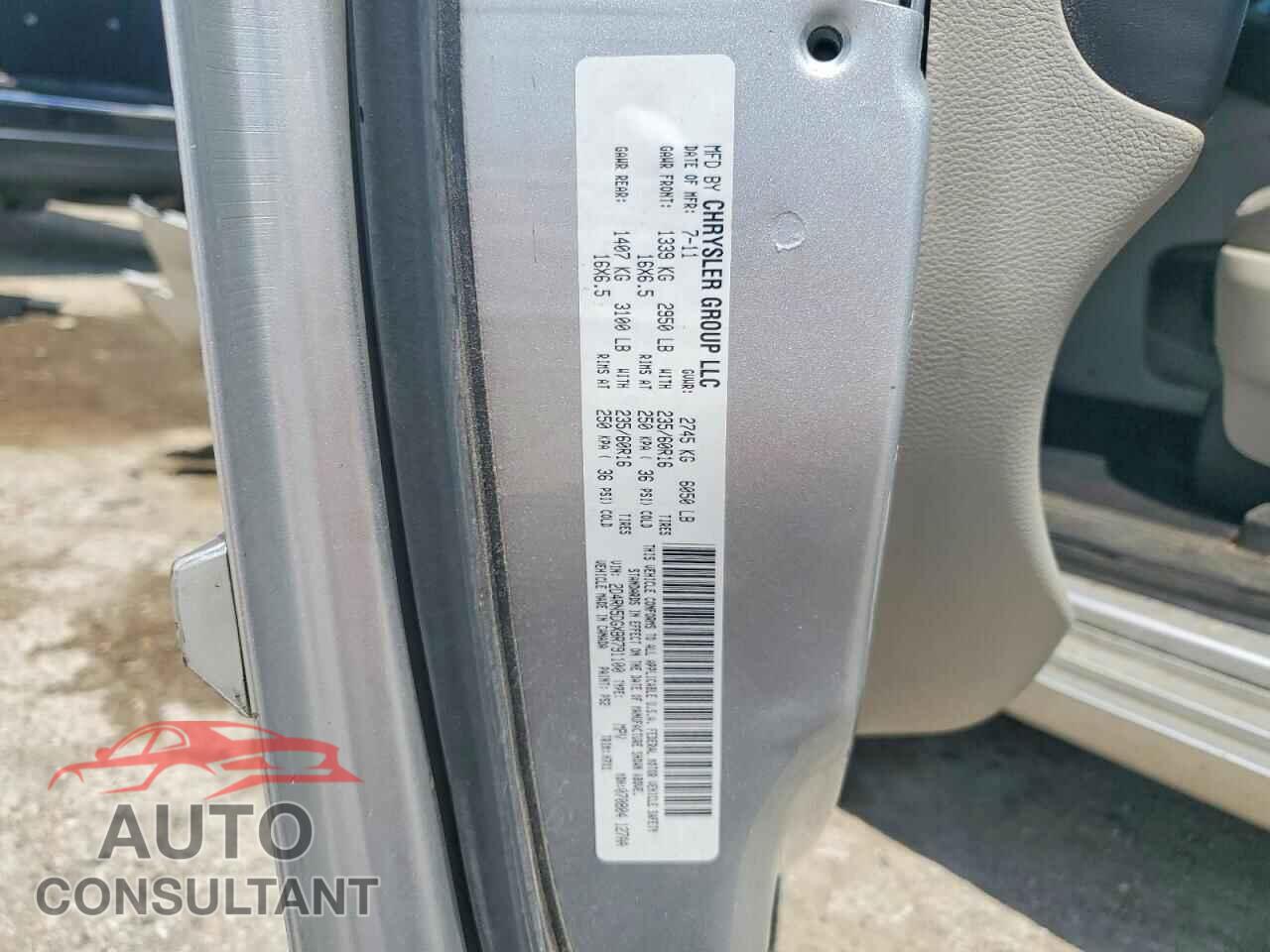 DODGE CARAVAN 2011 - 2D4RN5DGXBR791100