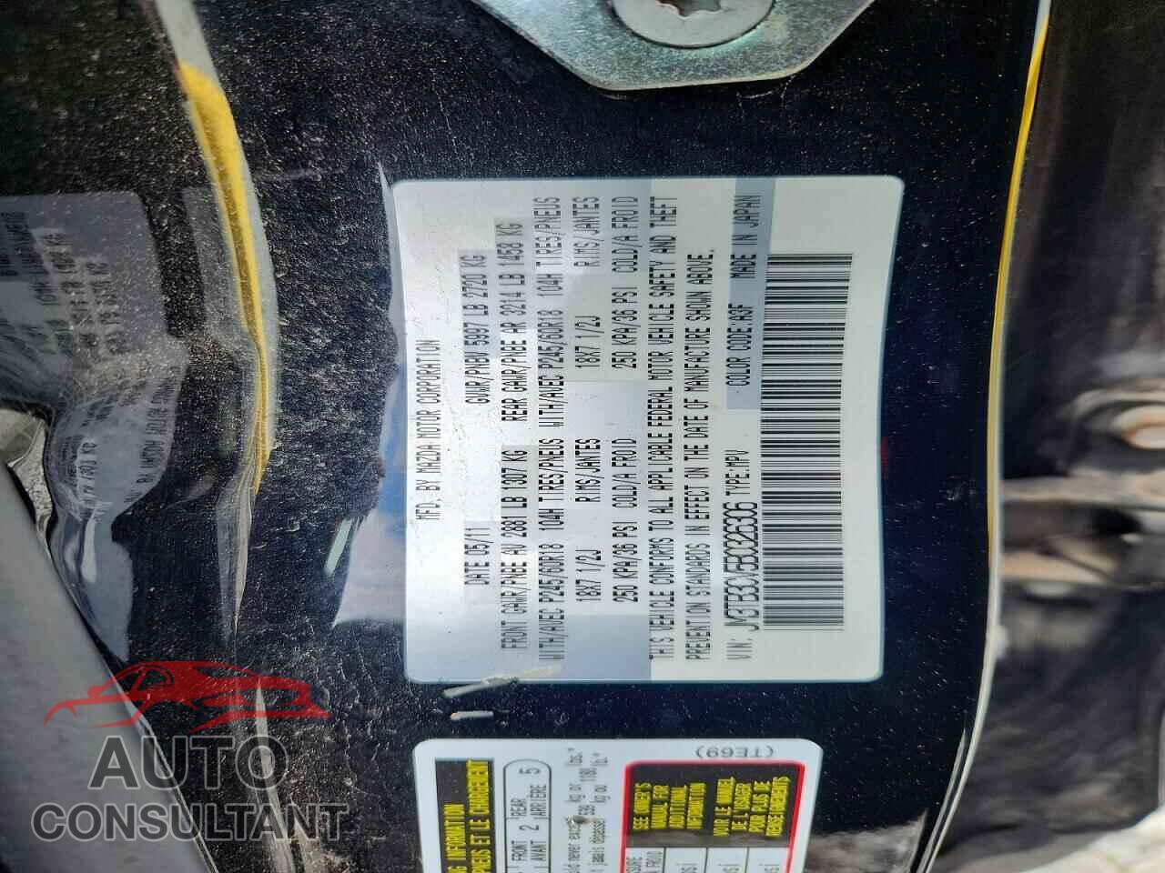 MAZDA CX-9 2011 - JM3TB3CV5B0326306