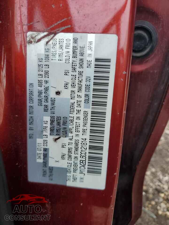 MAZDA 5 2012 - JM1CW2BL6C0121814