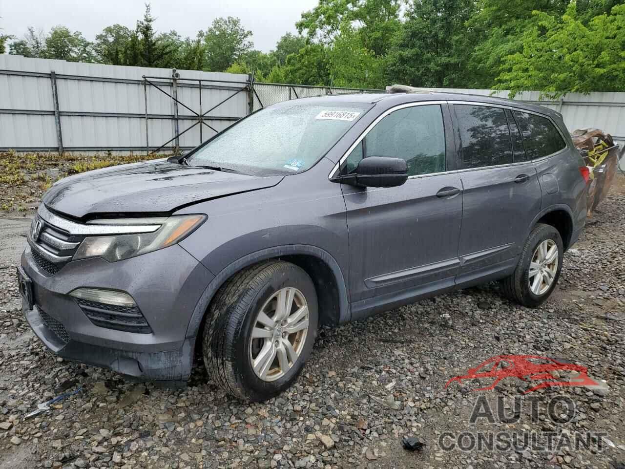 HONDA PILOT 2016 - 5FNYF6H14GB031250