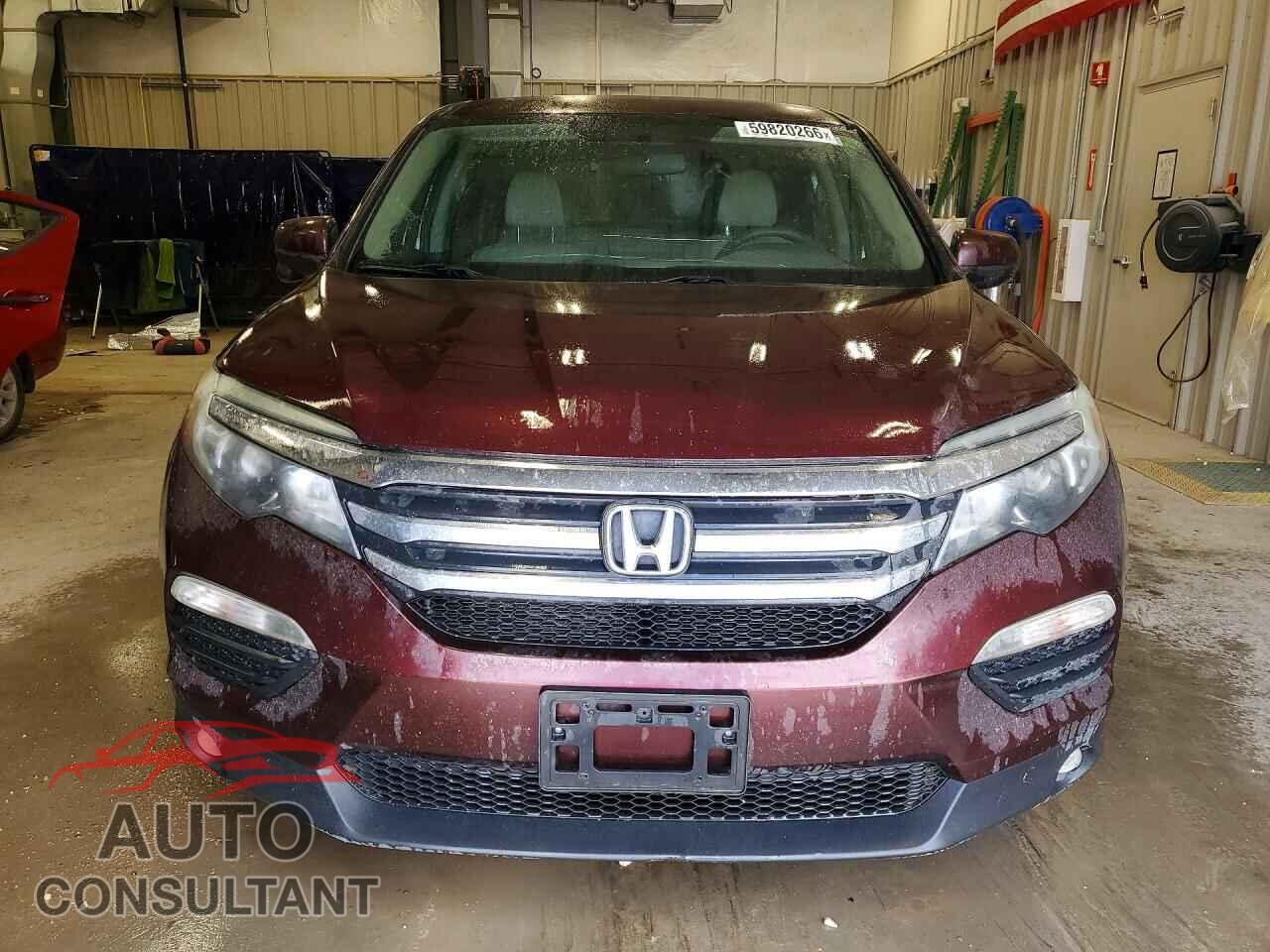 HONDA PILOT 2017 - 5FNYF6H31HB017180