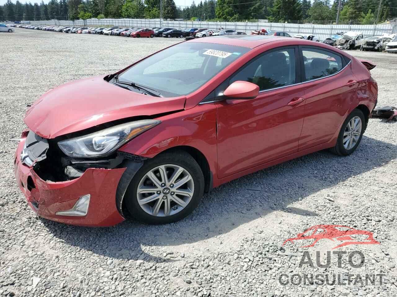 HYUNDAI ELANTRA 2015 - KMHDH4AE9FU392307