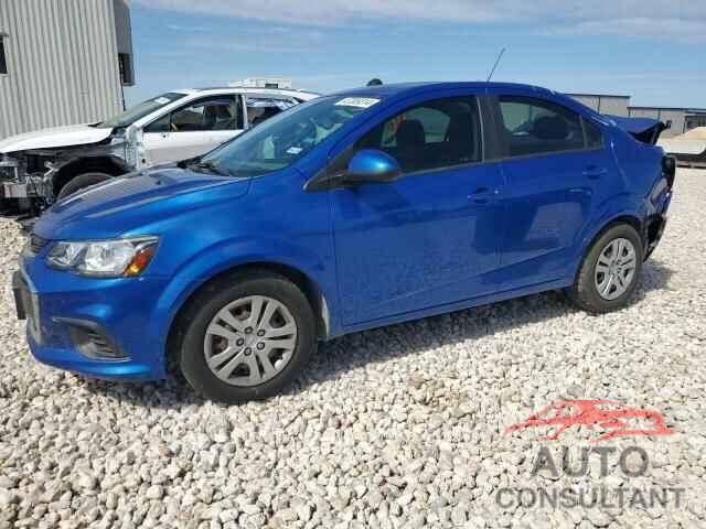 CHEVROLET SONIC 2017 - 1G1JB5SH1H4162604