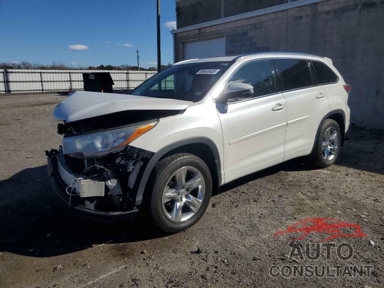 TOYOTA HIGHLANDER 2015 - 5TDDKRFH3FS189505