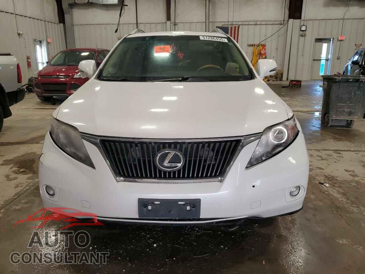 LEXUS RX350 2010 - 2T2BK1BA7AC024703