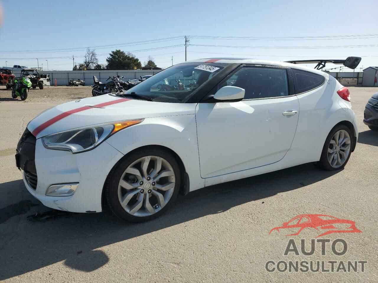 HYUNDAI VELOSTER 2013 - KMHTC6ADXDU127194