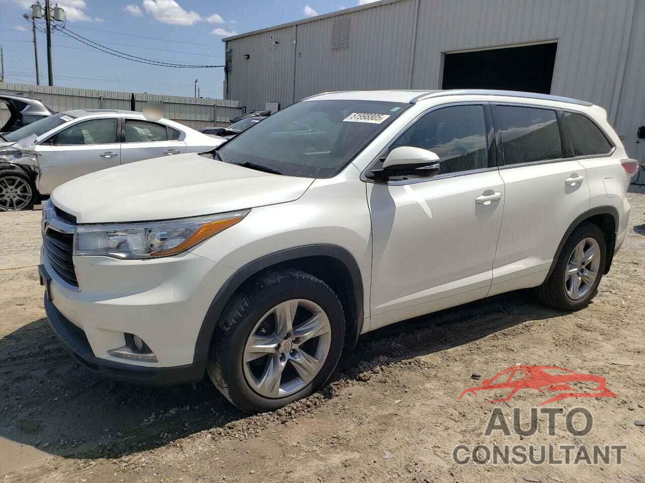 TOYOTA HIGHLANDER 2015 - 5TDDKRFH3FS210904