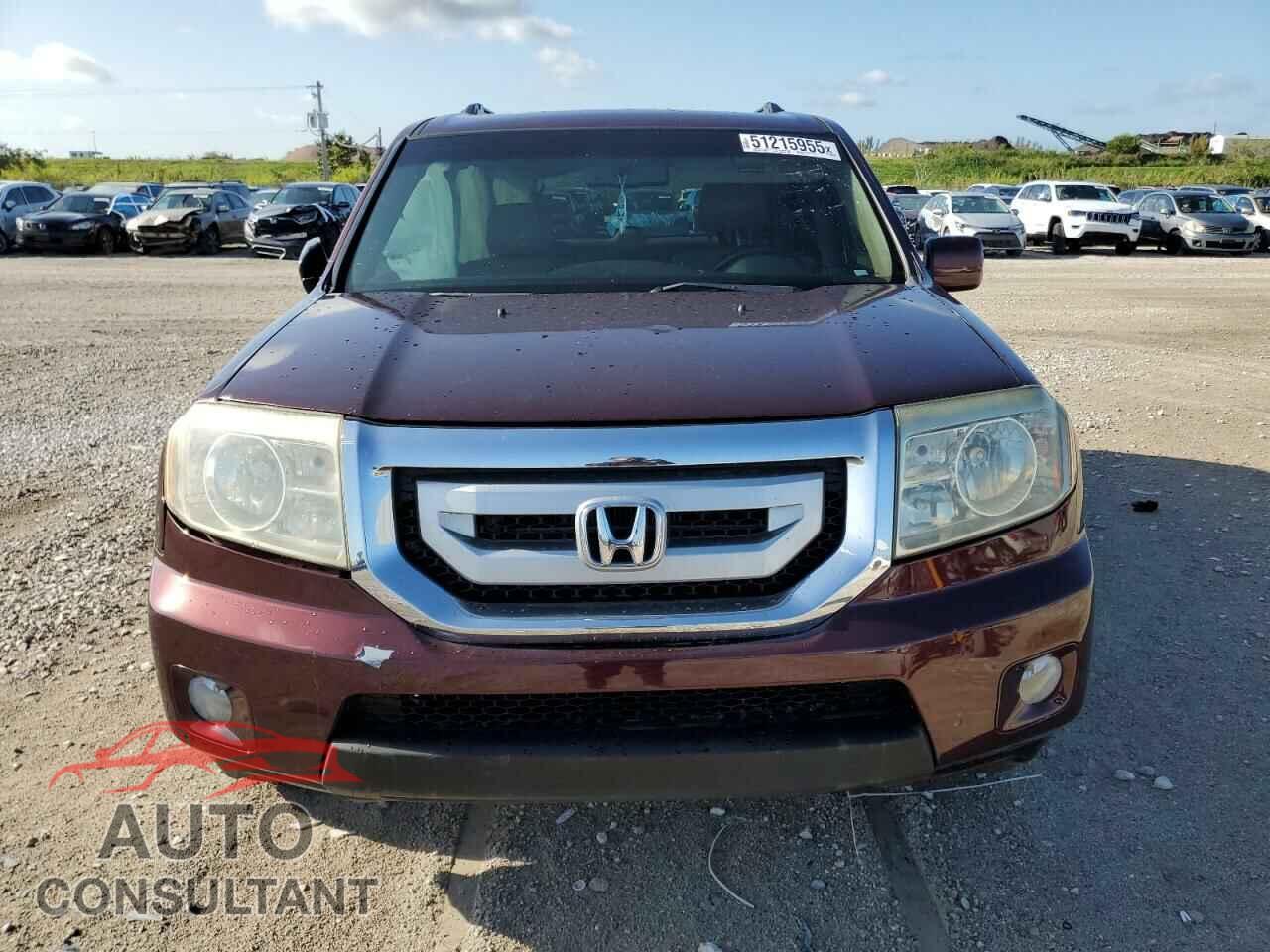 HONDA PILOT 2011 - 5FNYF4H53BB024208