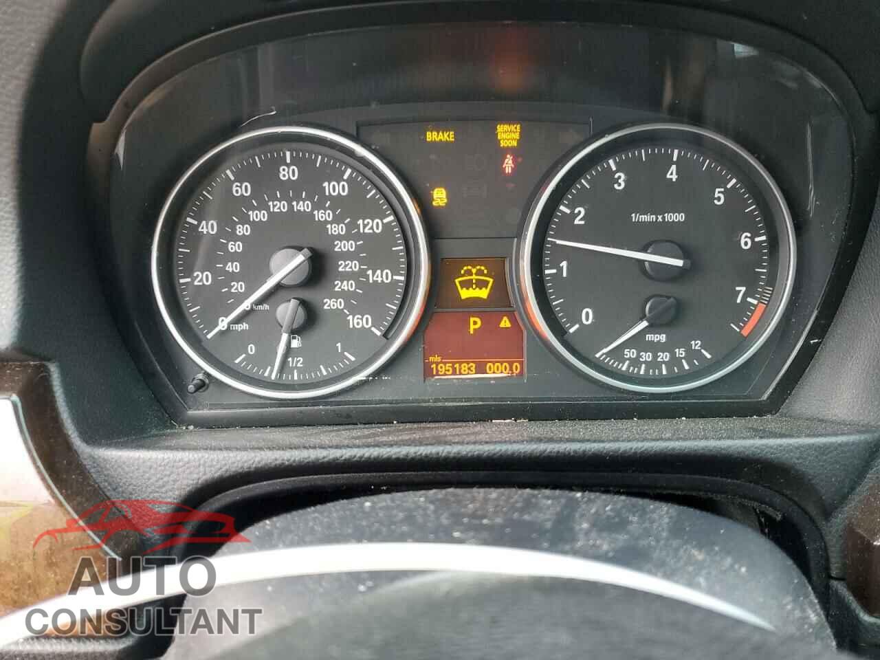 BMW 3 SERIES 2011 - WBAPK5C53BF123737