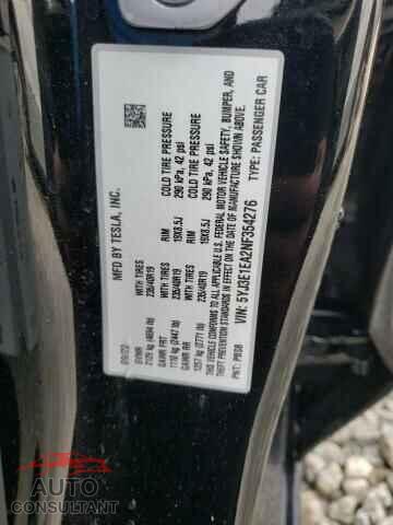 TESLA MODEL 3 2022 - 5YJ3E1EA2NF354276