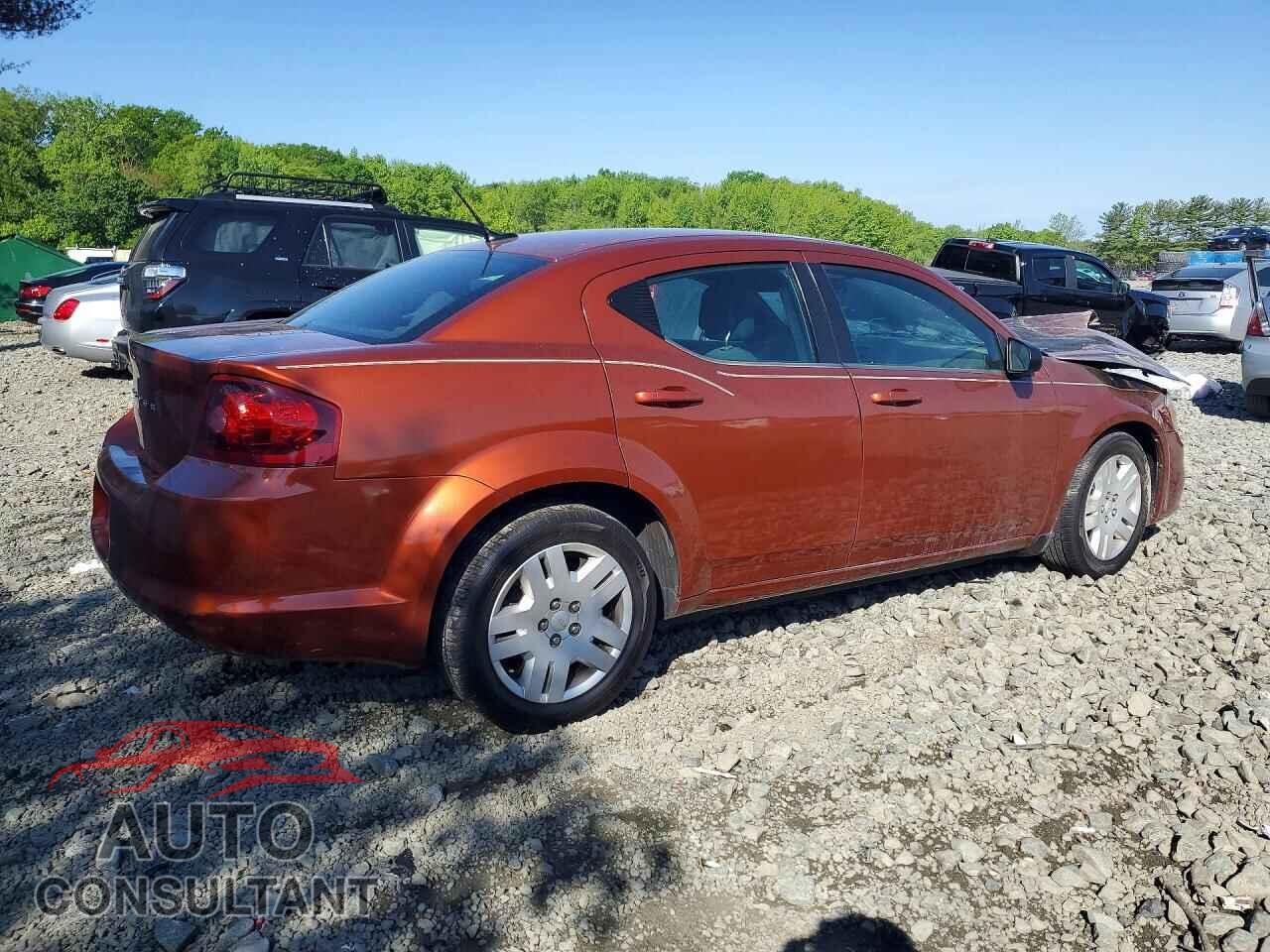 DODGE AVENGER 2012 - 1C3CDZAB9CN276663