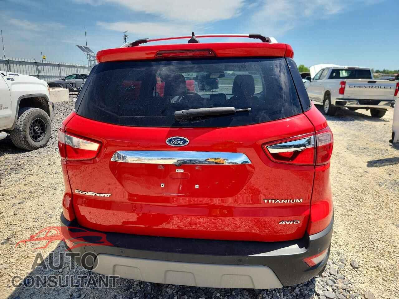 FORD ECOSPORT 2019 - MAJ6S3KL2KC291704