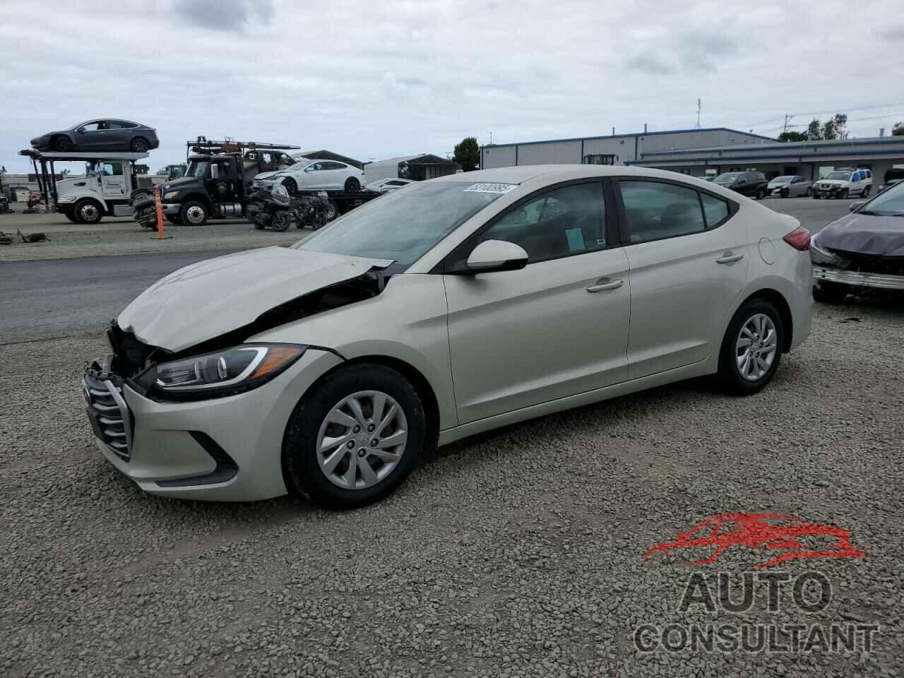 HYUNDAI ELANTRA 2017 - KMHD74LF9HU407819