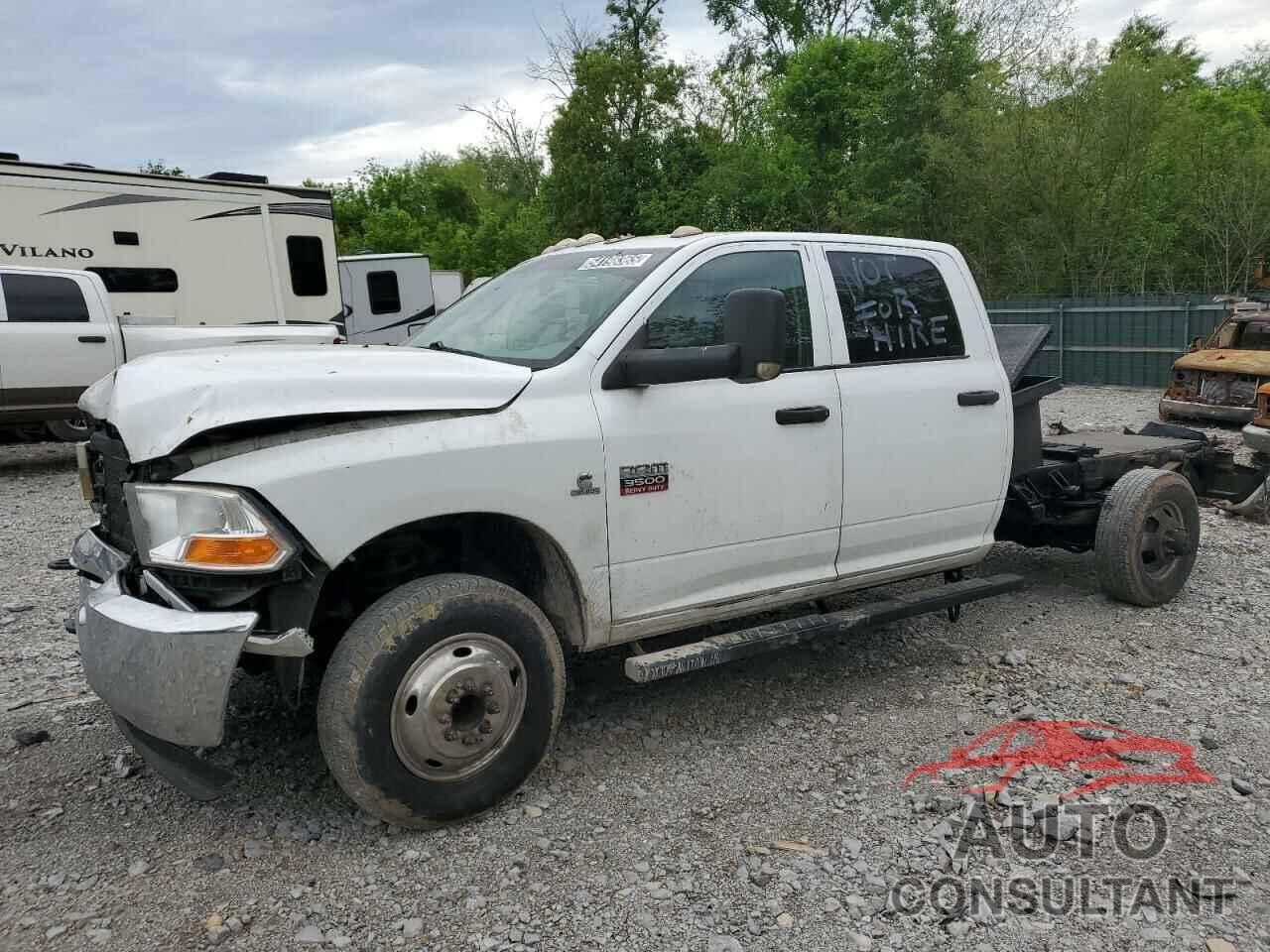 DODGE RAM 3500 2012 - 3C7WDTCL6CG160490