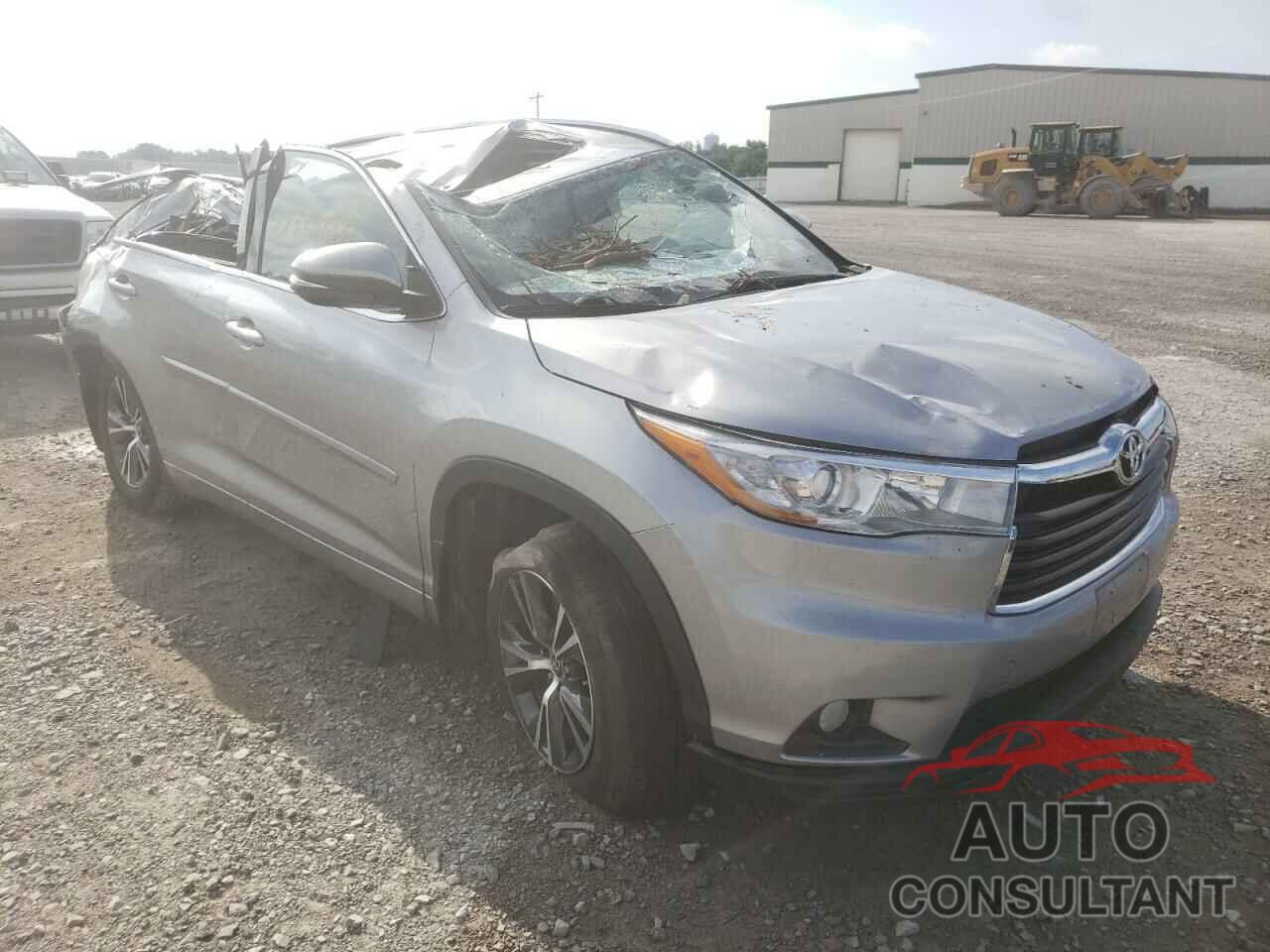 TOYOTA HIGHLANDER 2016 - 5TDJKRFH4GS337245