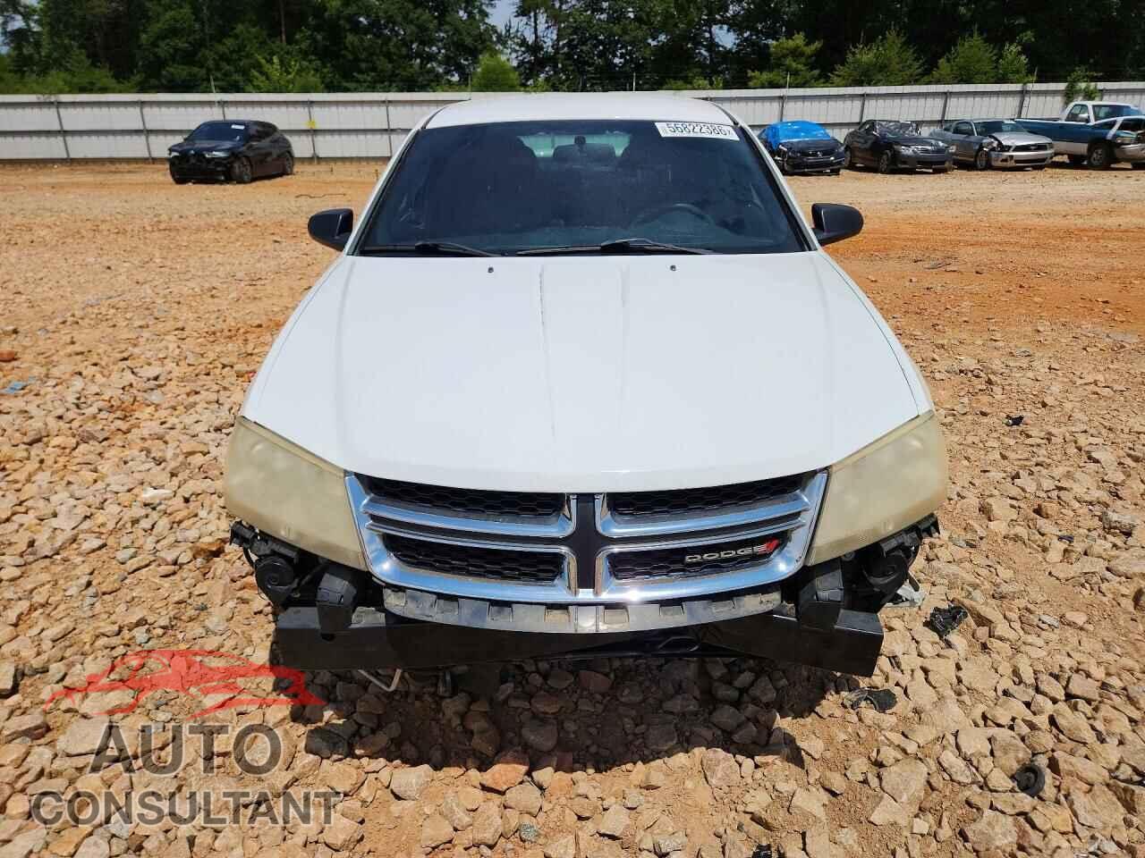 DODGE AVENGER 2013 - 1C3CDZAG6DN504812