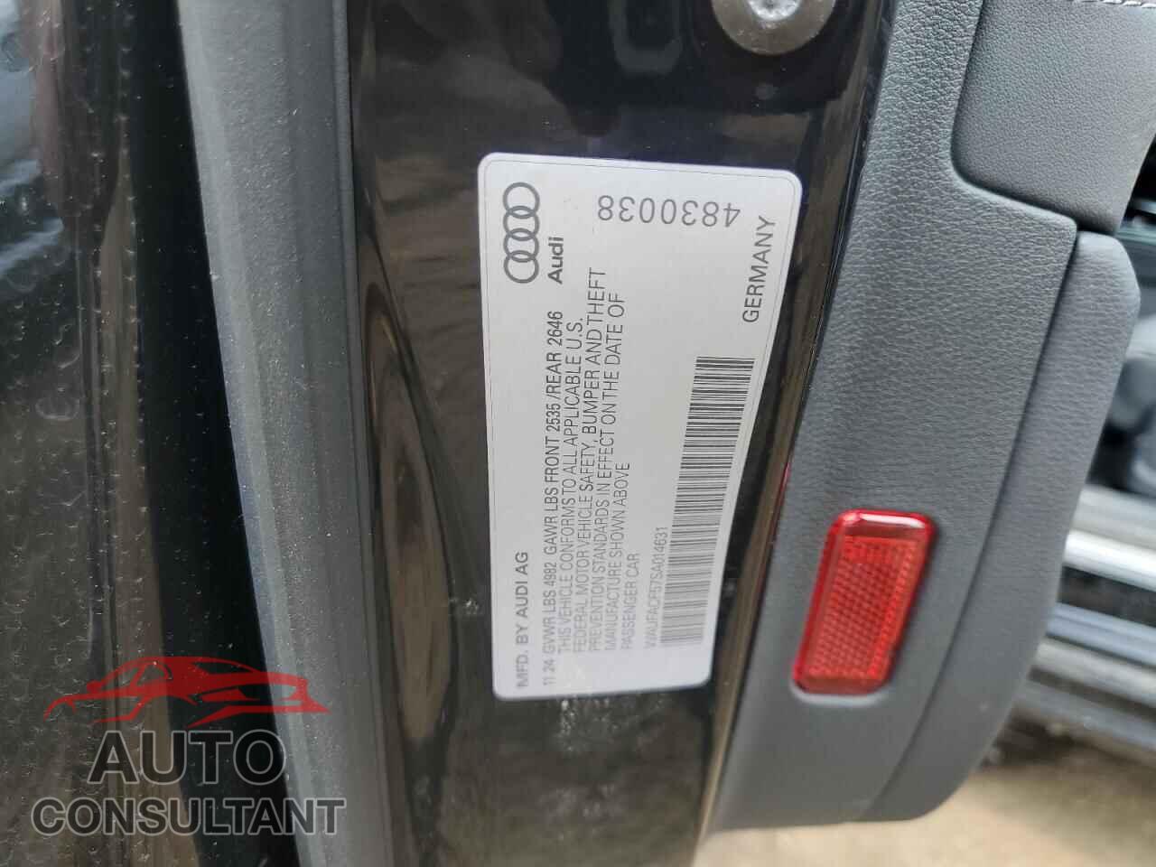 AUDI A5 2025 - WAUFACF57SA014631