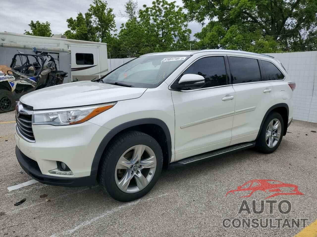 TOYOTA HIGHLANDER 2016 - 5TDDKRFH9GS321992