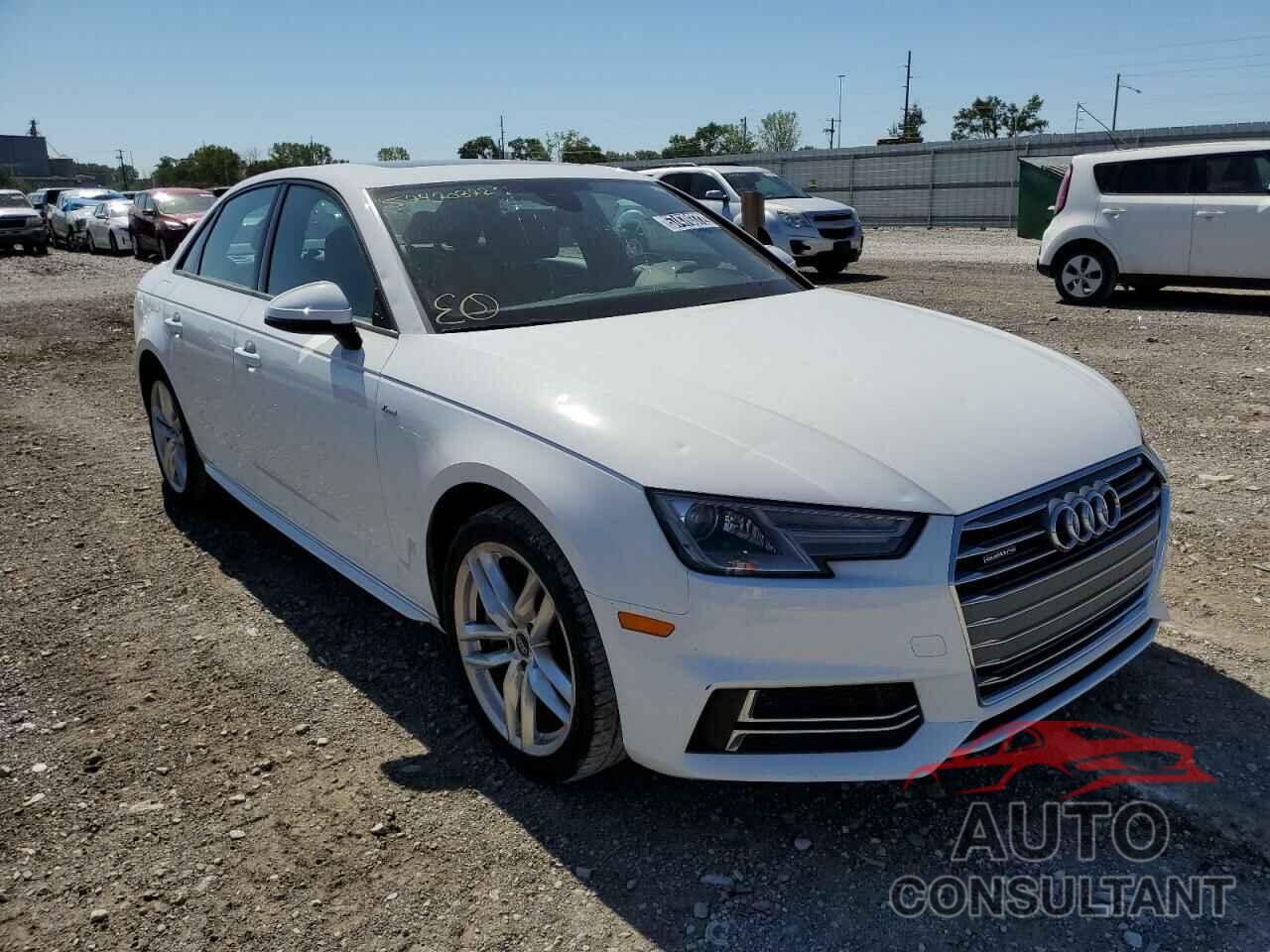 AUDI A4 2017 - WAUDNAF45HN056238