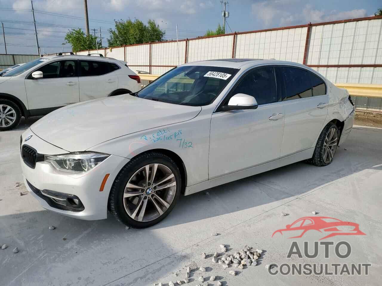 BMW 3 SERIES 2018 - WBA8B9G56JNU98452