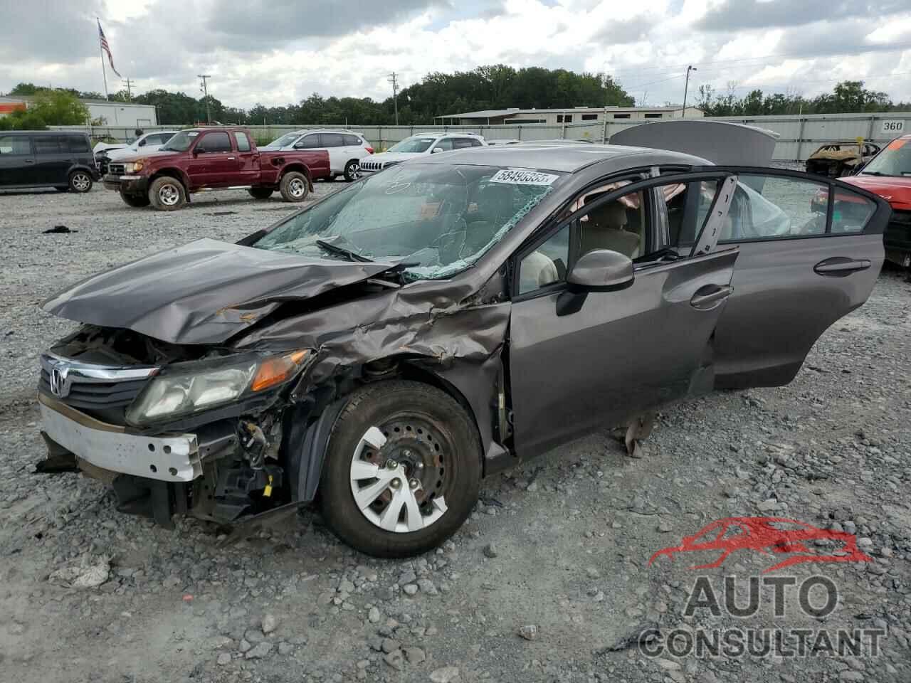 HONDA CIVIC 2012 - 19XFB2F55CE062475