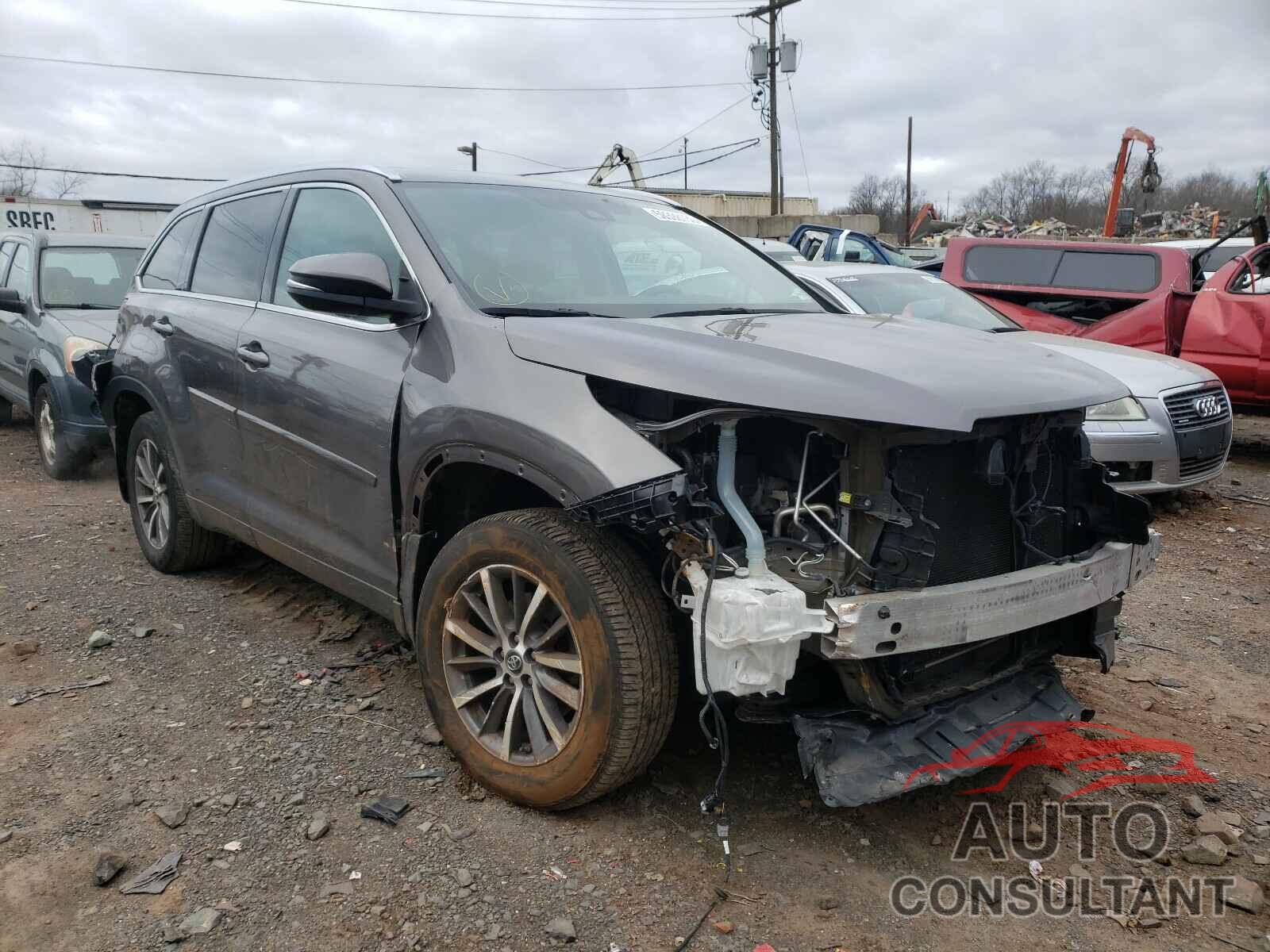 TOYOTA HIGHLANDER 2017 - 5TDJZRFH0HS400709