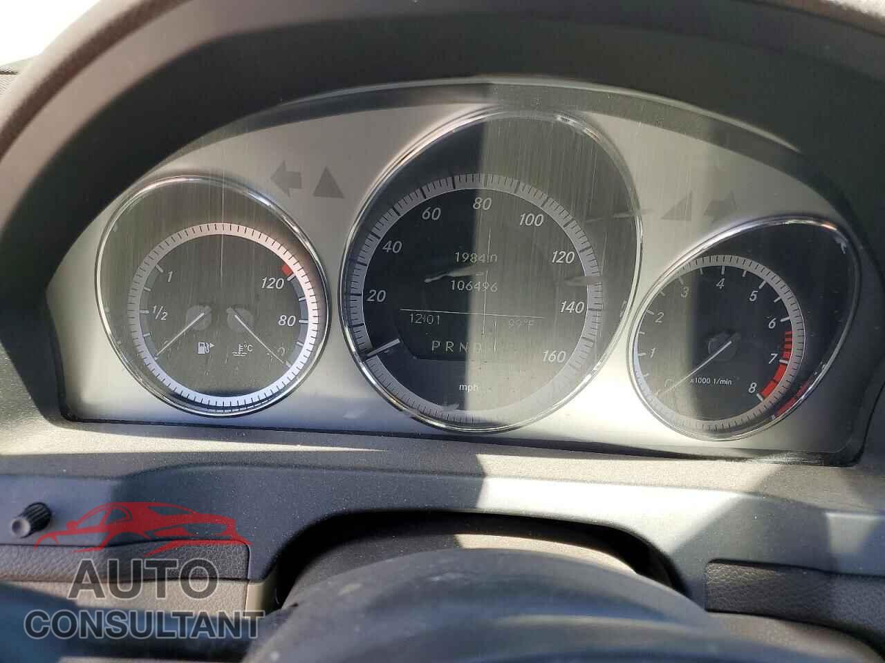 MERCEDES-BENZ C-CLASS 2010 - WDDGF5EB5AR105155