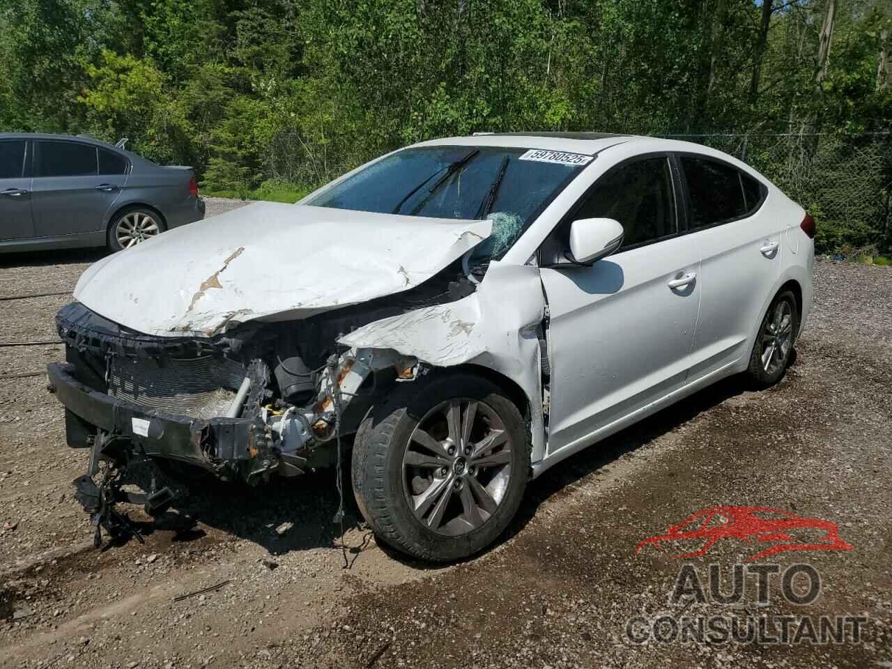 HYUNDAI ELANTRA 2018 - KMHD84LF3JU696165