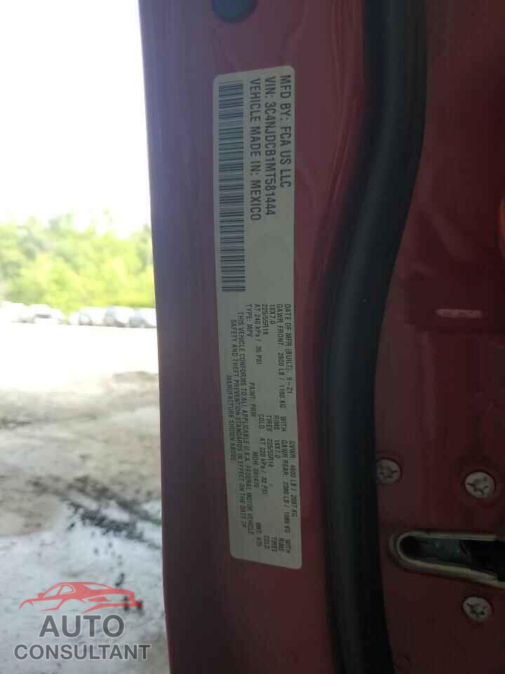 JEEP COMPASS 2021 - 3C4NJDCB1MT581444