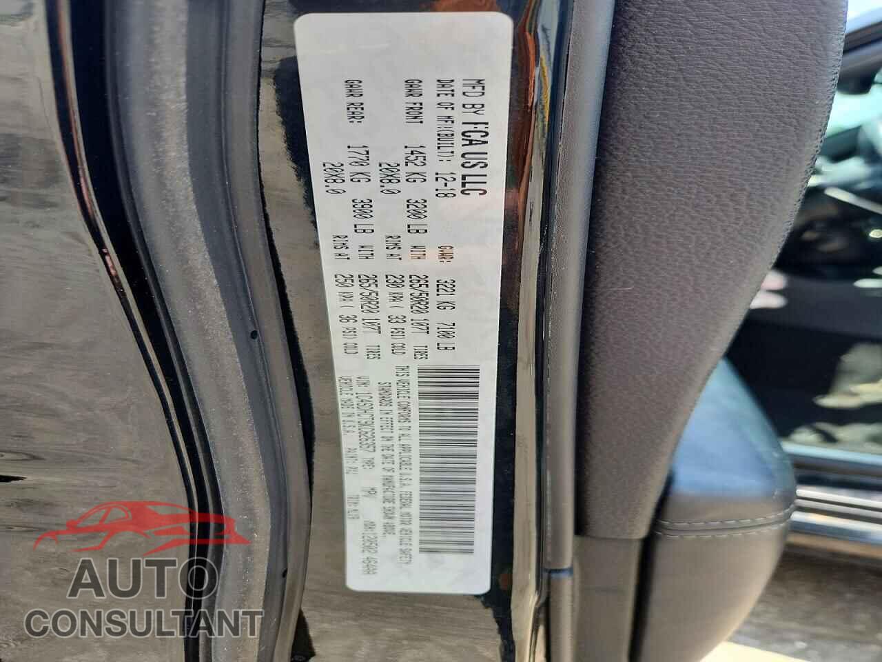 DODGE DURANGO 2019 - 1C4SDHCT9KC626357