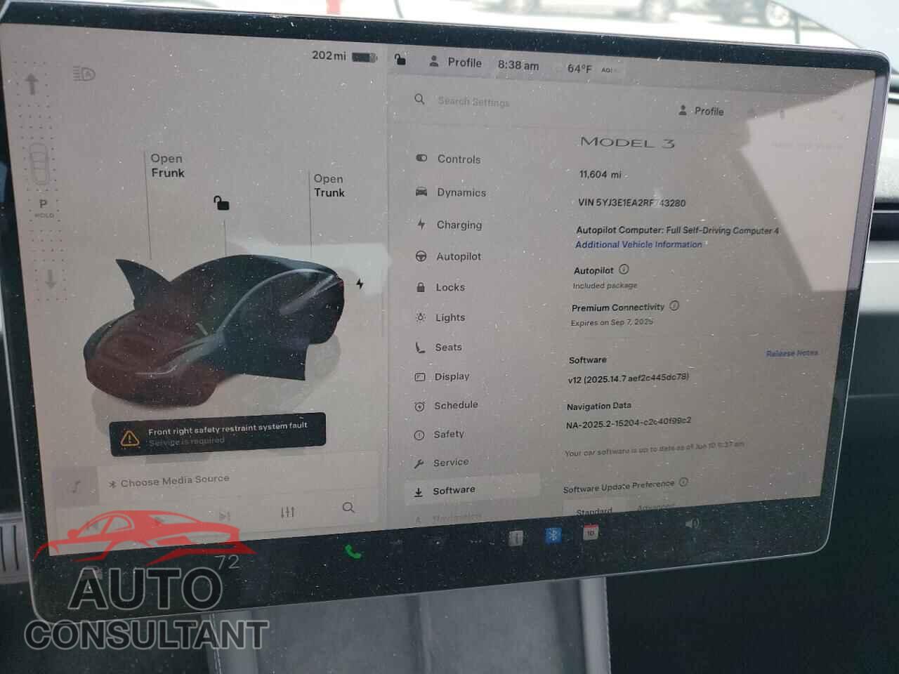 TESLA MODEL 3 2024 - 5YJ3E1EA2RF743280