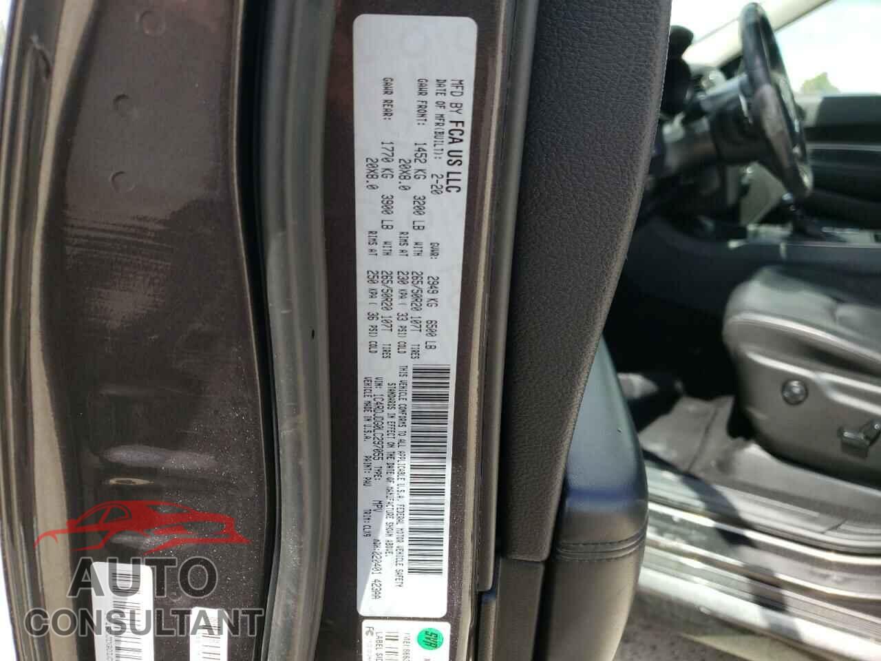 DODGE DURANGO 2020 - 1C4RDJDG0LC297055