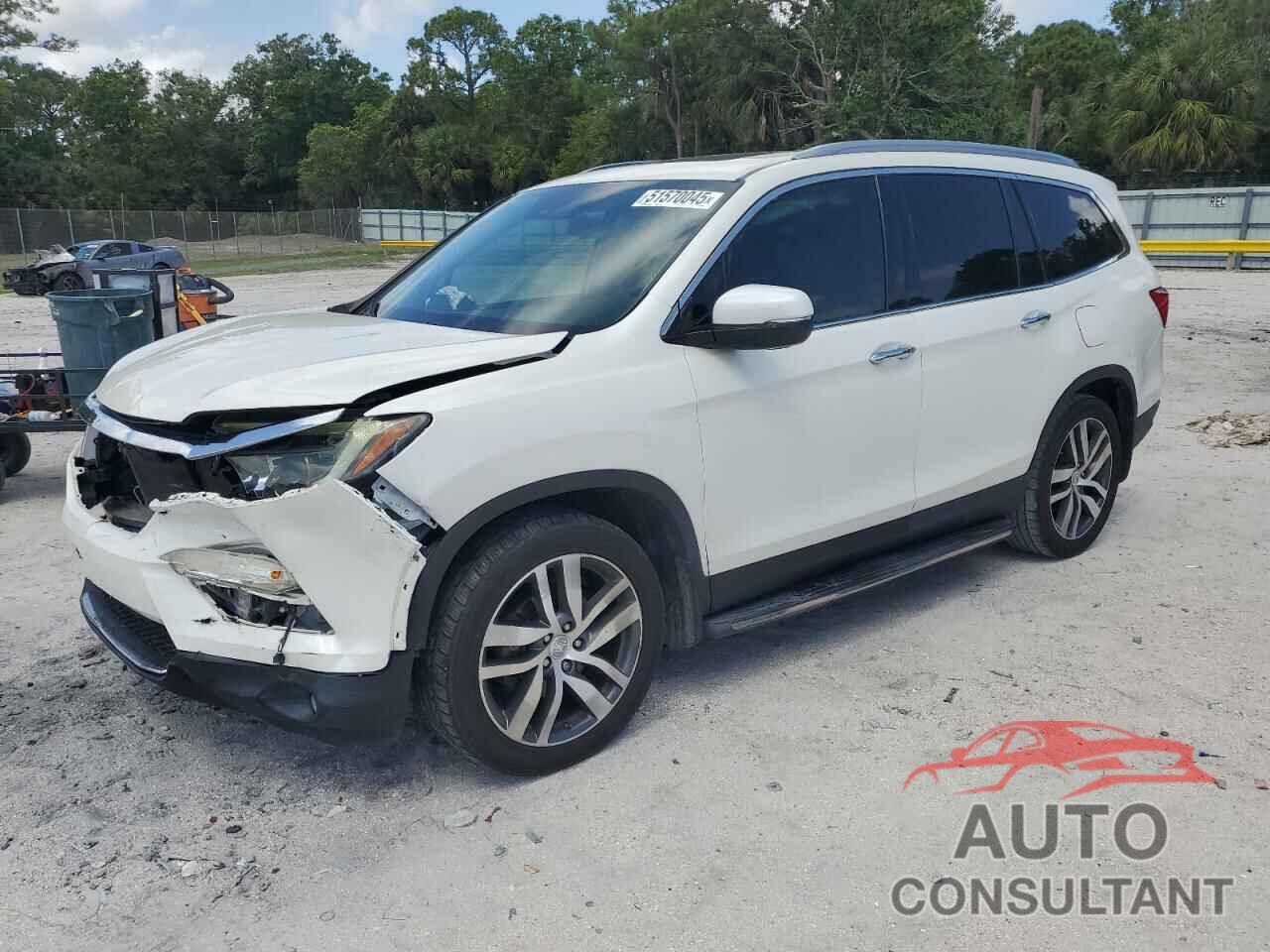 HONDA PILOT 2016 - 5FNYF5H91GB047437