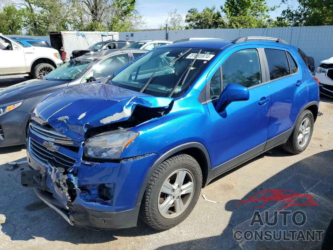 CHEVROLET TRAX 2016 - KL7CJLSBXGB569153