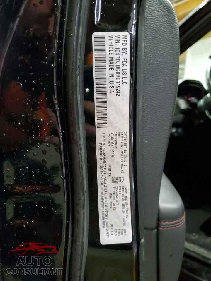 DODGE DURANGO 2024 - 1C4RDJDG8RC119242