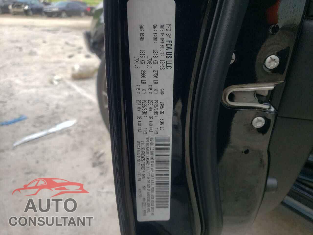 DODGE JOURNEY 2017 - 3C4PDCAB5HT568277