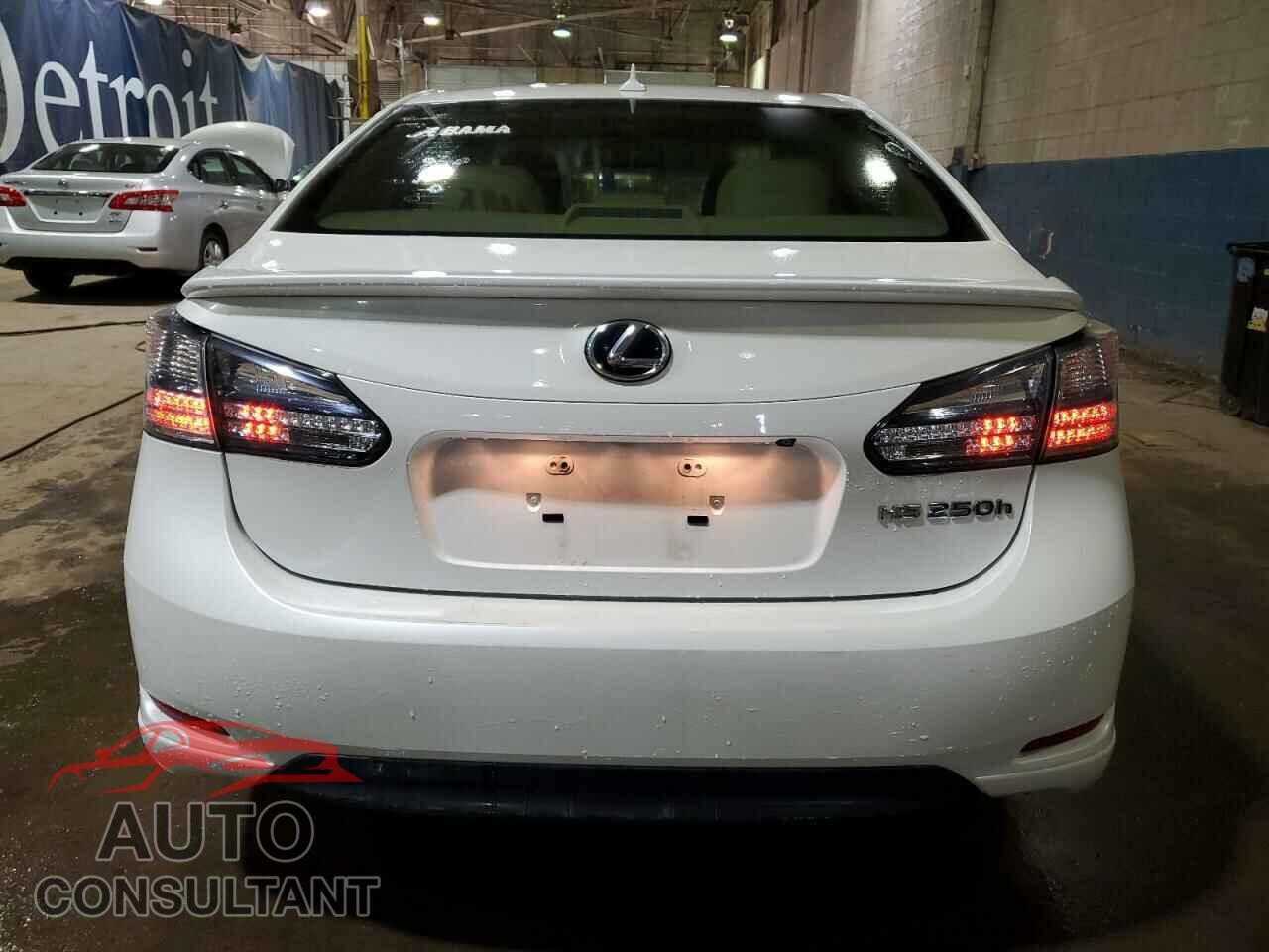 LEXUS HS 2012 - JTHBB1BA9C2049574