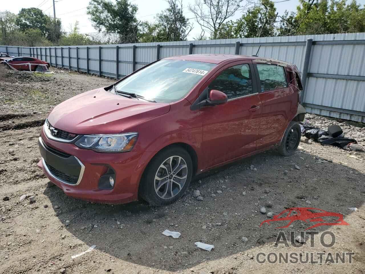 CHEVROLET SONIC 2020 - 1G1JD6SB8L4107443