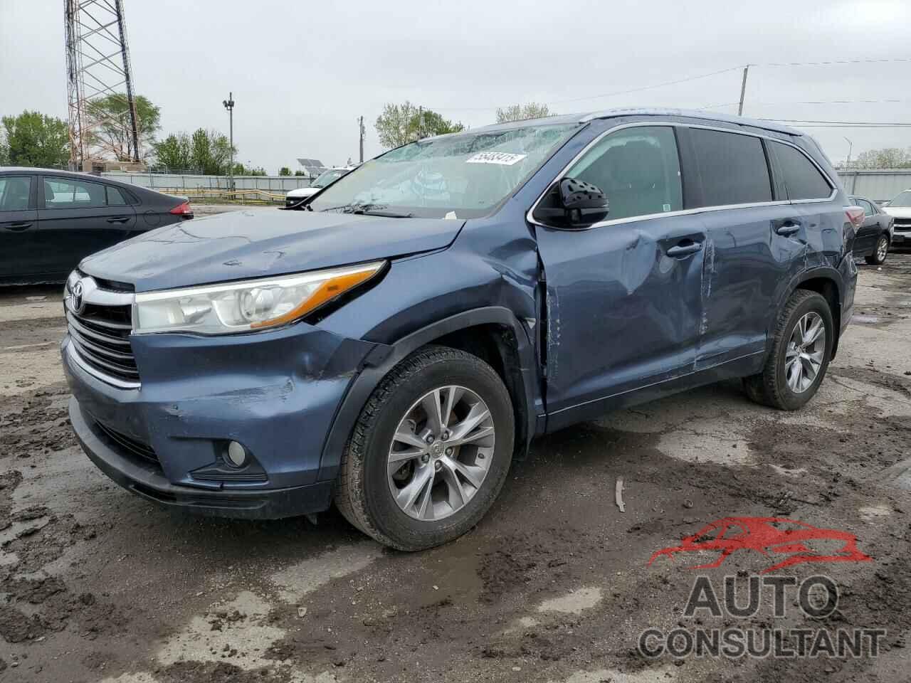 TOYOTA HIGHLANDER 2015 - 5TDJKRFH4FS194876