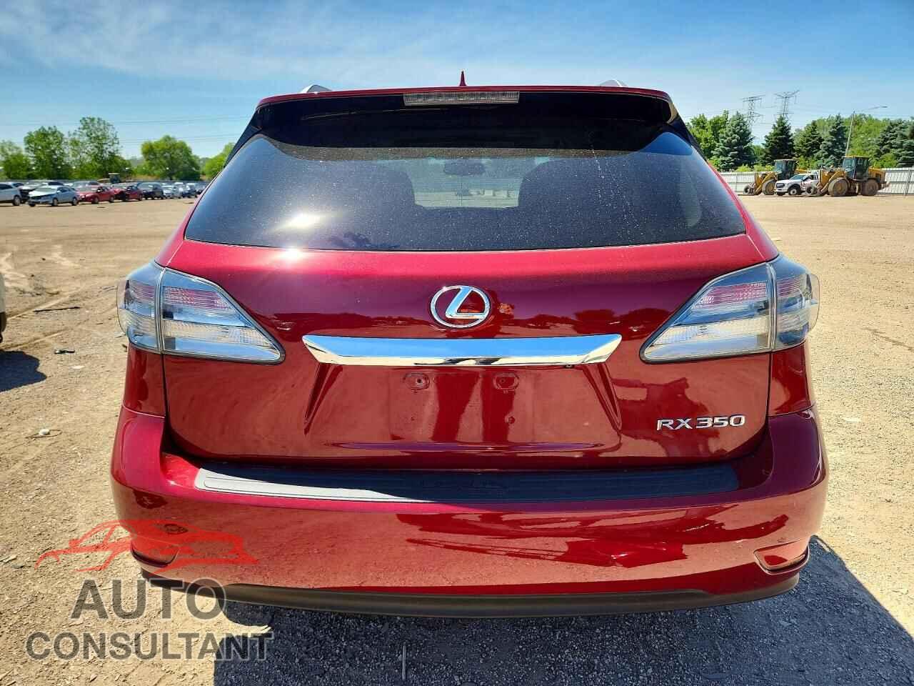 LEXUS RX 2012 - 2T2BK1BA0CC153174