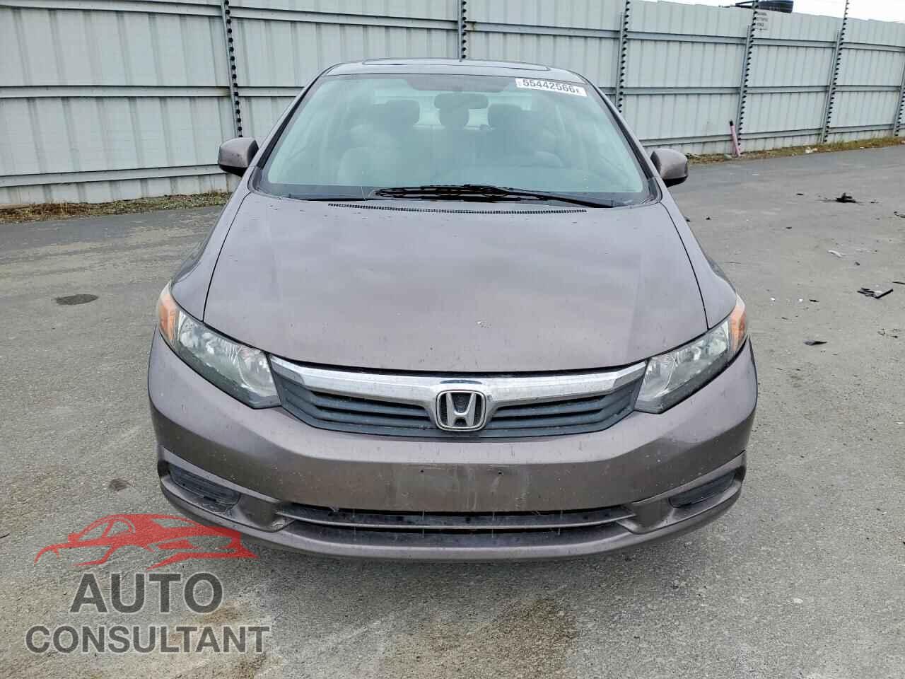 HONDA CIVIC 2012 - 2HGFB2F86CH537180