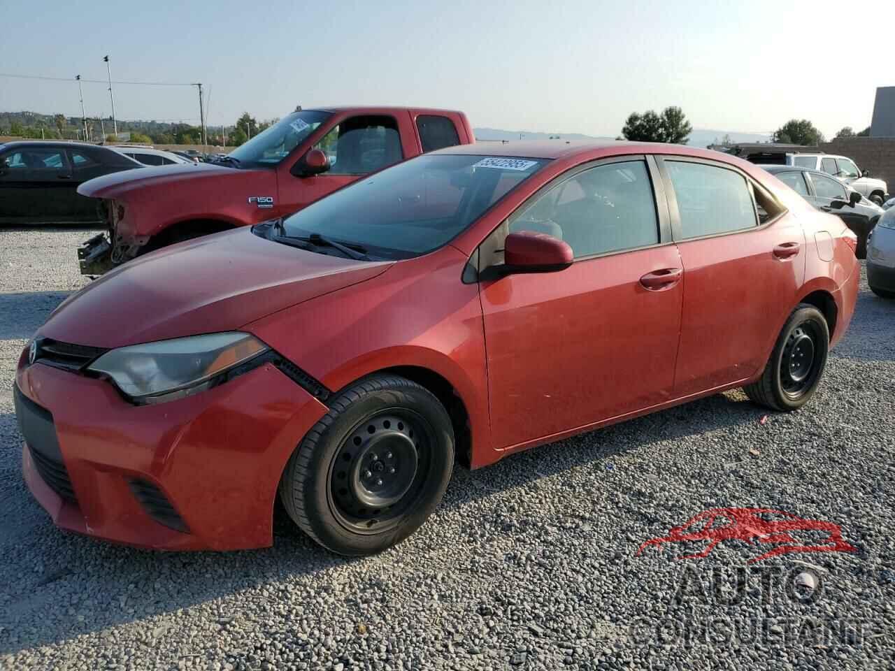 TOYOTA COROLLA 2014 - 5YFBURHE5EP154587