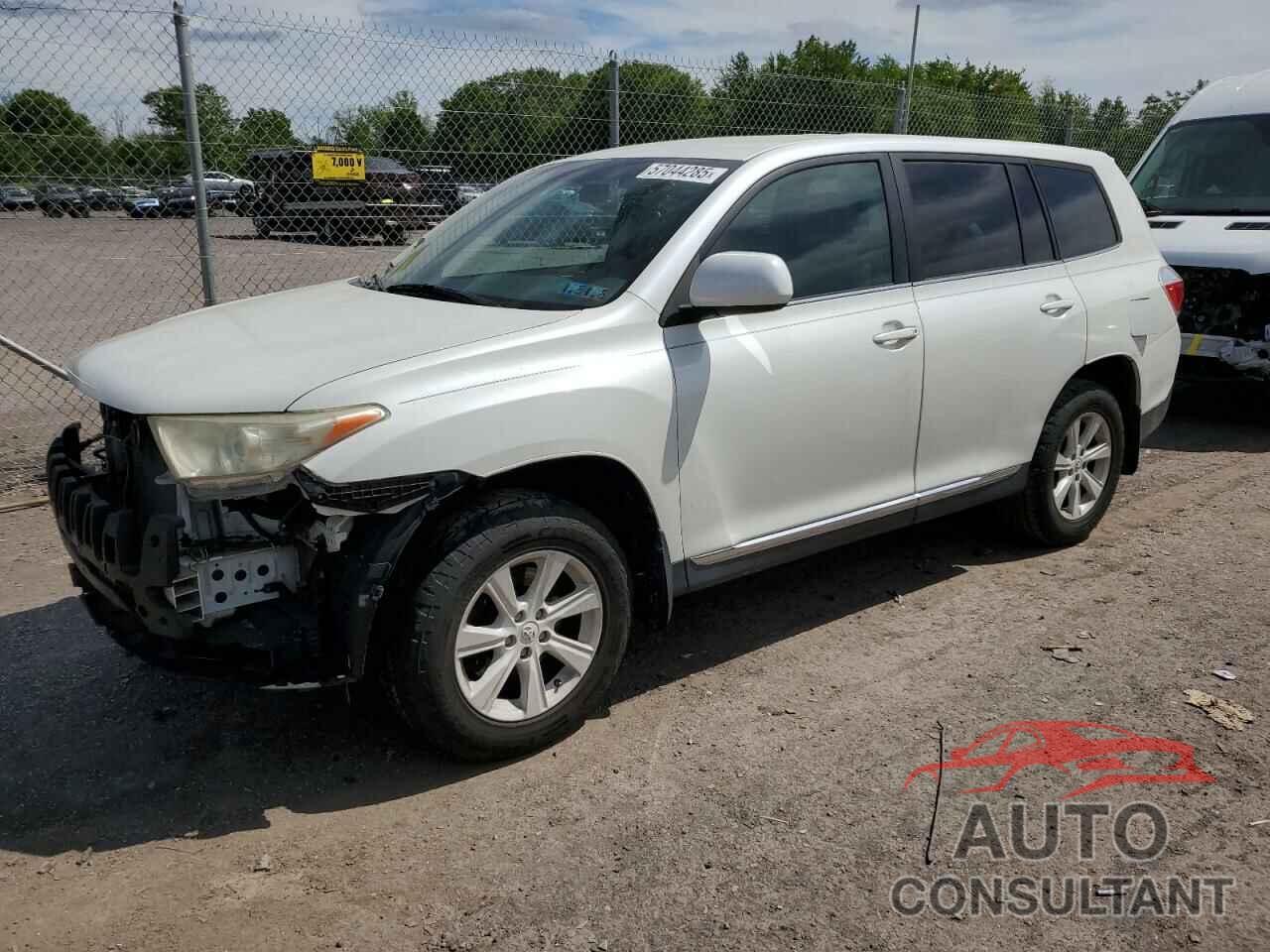 TOYOTA HIGHLANDER 2013 - 5TDBK3EH4DS189676
