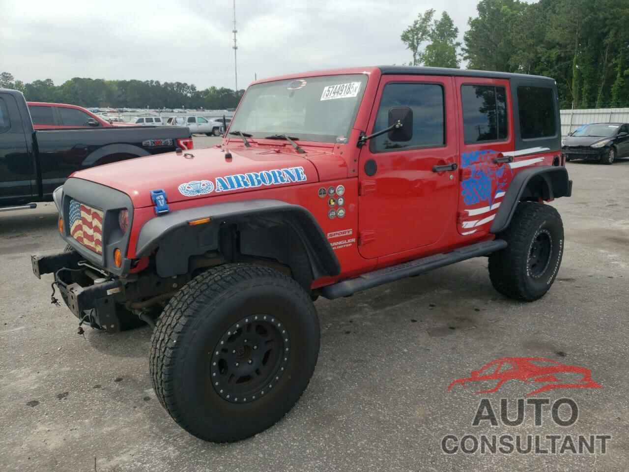 JEEP WRANGLER 2012 - 1C4BJWDG4CL109628