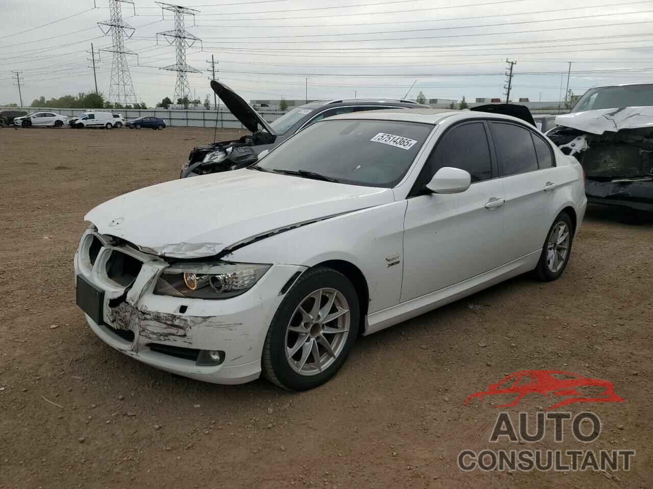 BMW 3 SERIES 2010 - WBAPK7C58AA458922