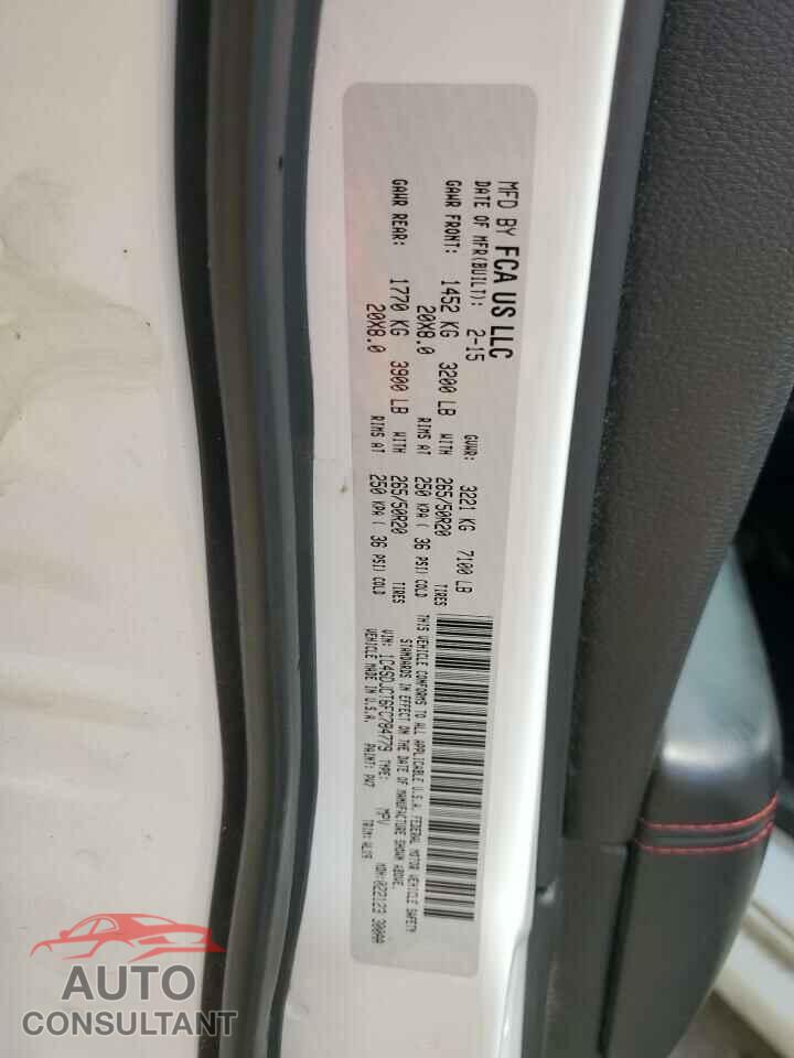 DODGE DURANGO 2015 - 1C4SDJCT6FC784779