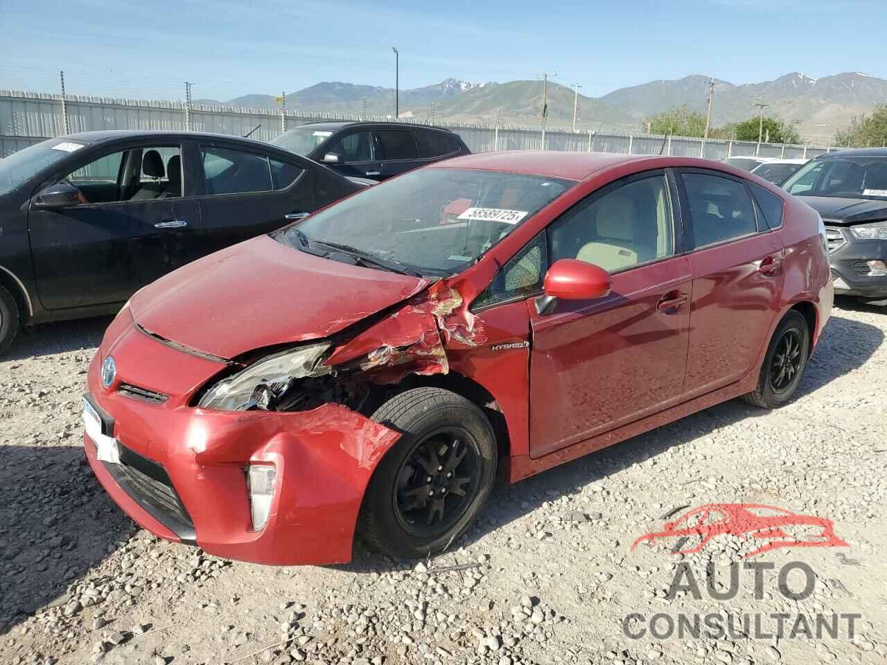 TOYOTA PRIUS 2012 - JTDKN3DU5C1606756