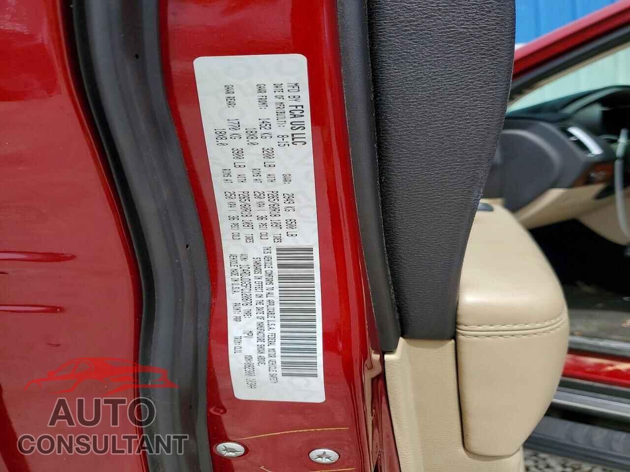 DODGE DURANGO 2015 - 1C4RDJDG5FC120876